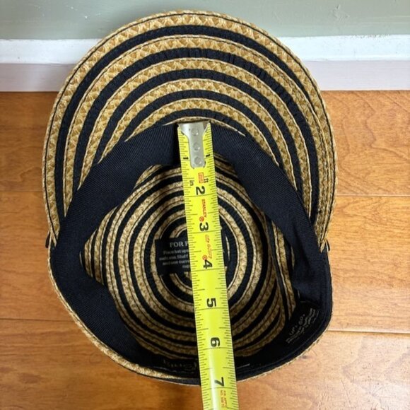 Eric Javits Squishee Womens Newsboy Cap Stripe UPF 50+ Packable Beach Bohemian - Picture 9 of 9